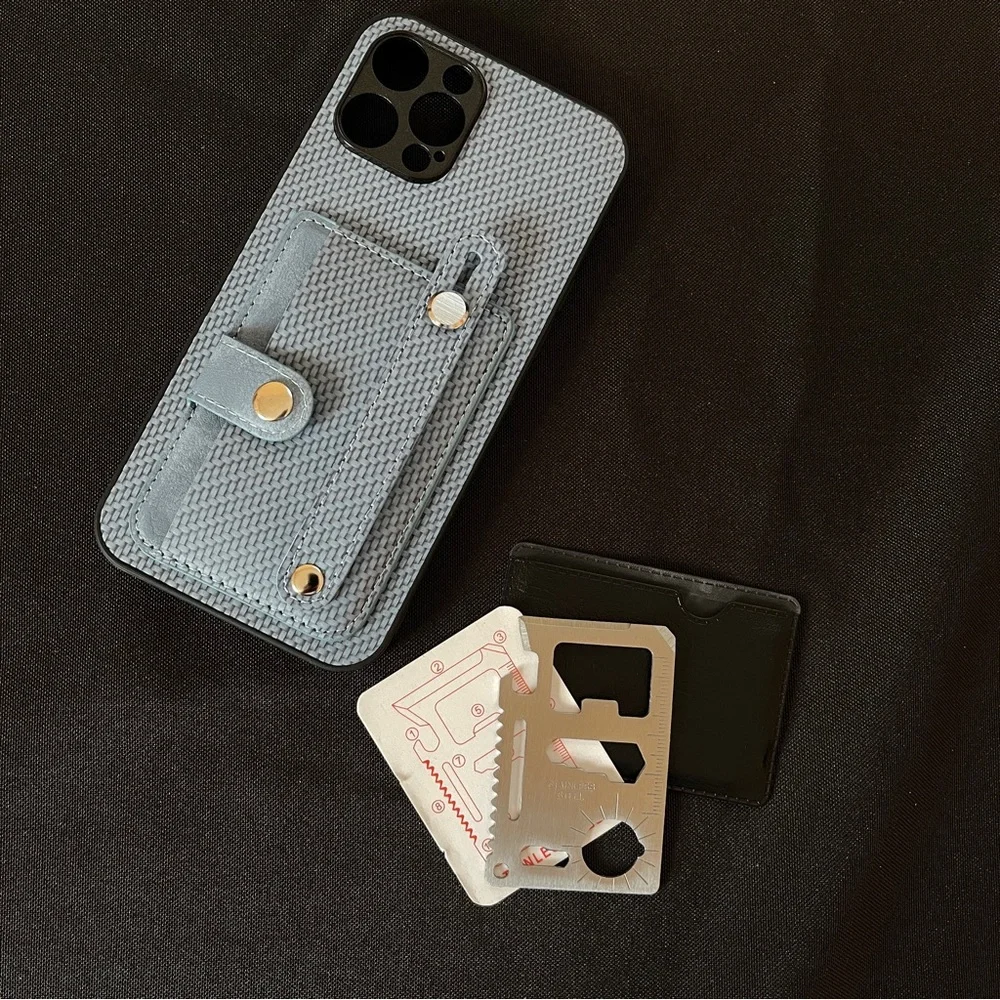 🟢 FREE WITH ANY PURCHASE OVER $10 IPhone 12 Pro Max Wallet Case With Hand Loop